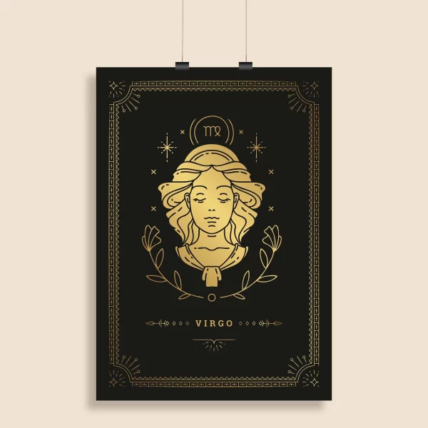 Virgo Zodiac Wall Poster