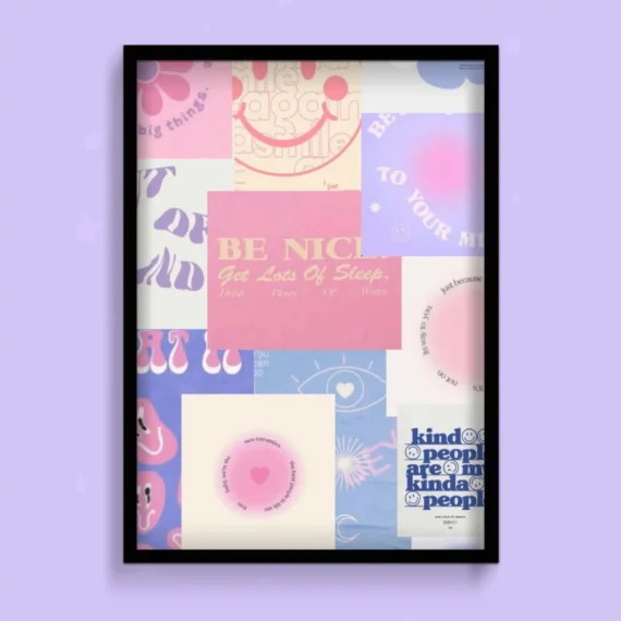 Pastel Aesthetic Moodboard Poster