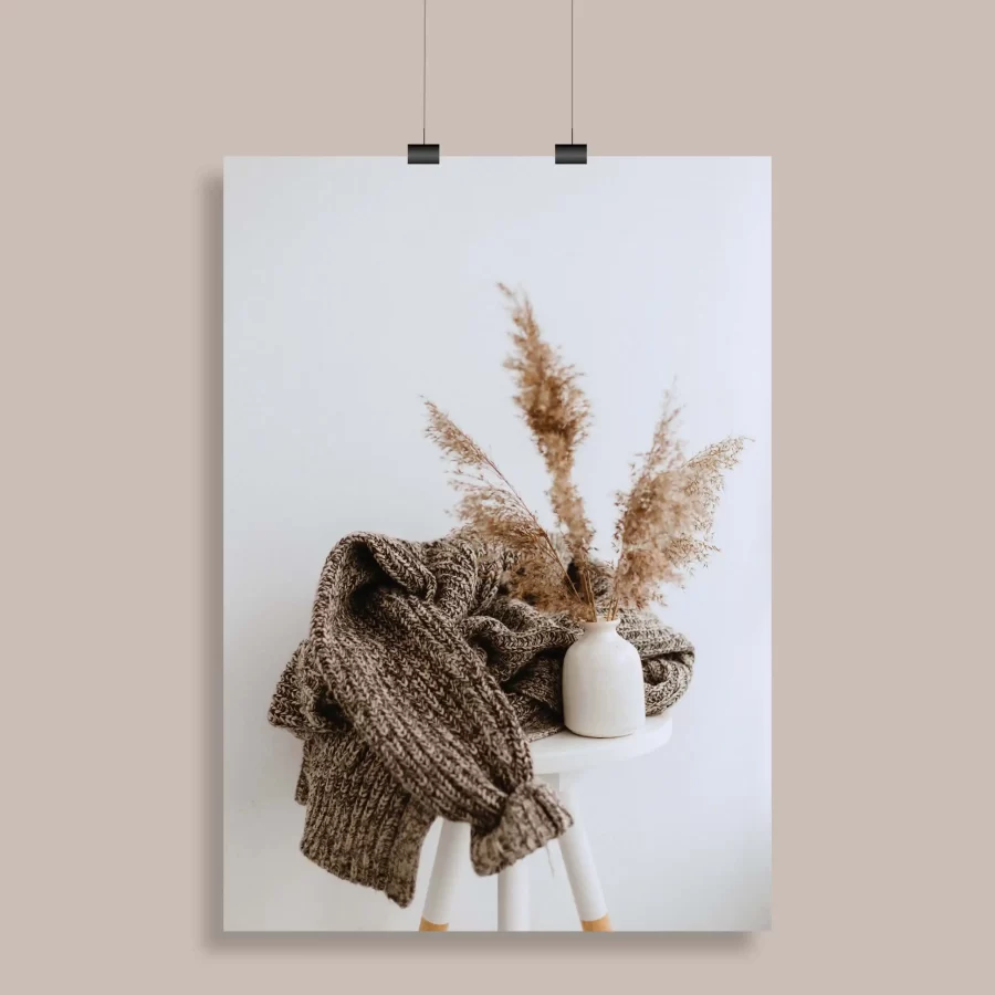 Beige Aesthetic Wall Poster