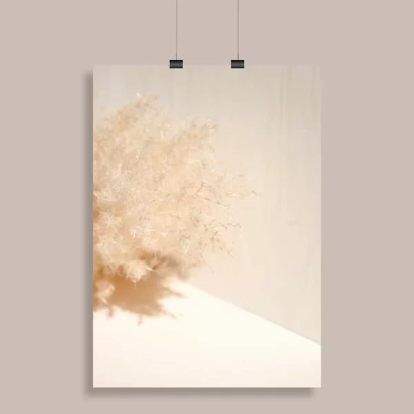 Beige Aesthetic Wall Poster