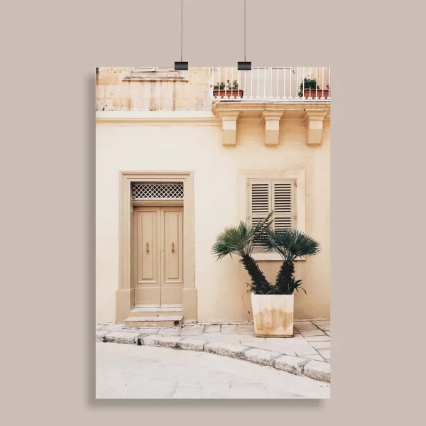 Beige Aesthetic Wall Poster