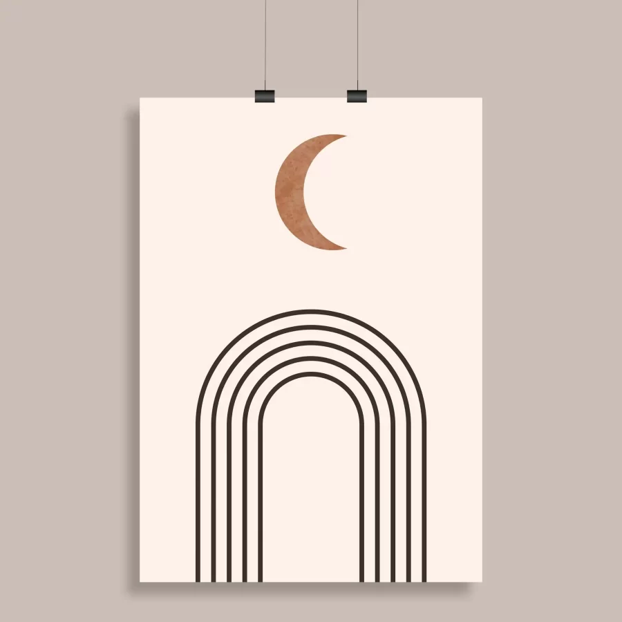 Beige Aesthetic Wall Poster