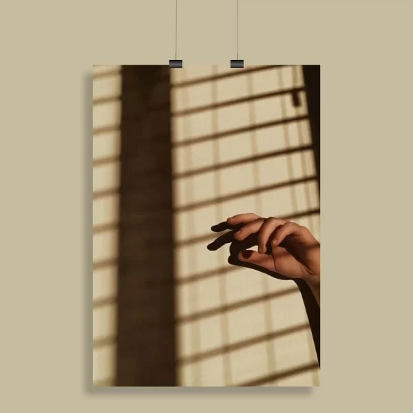 Brown Aesthetic Wall Poster