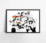 Pride Parade Love is Love Poster