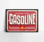 Vintage Gasoline Poster