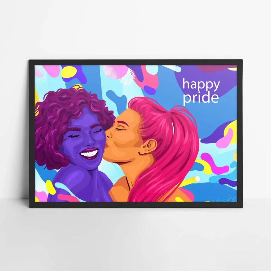 Happy Pride Background Design Poster