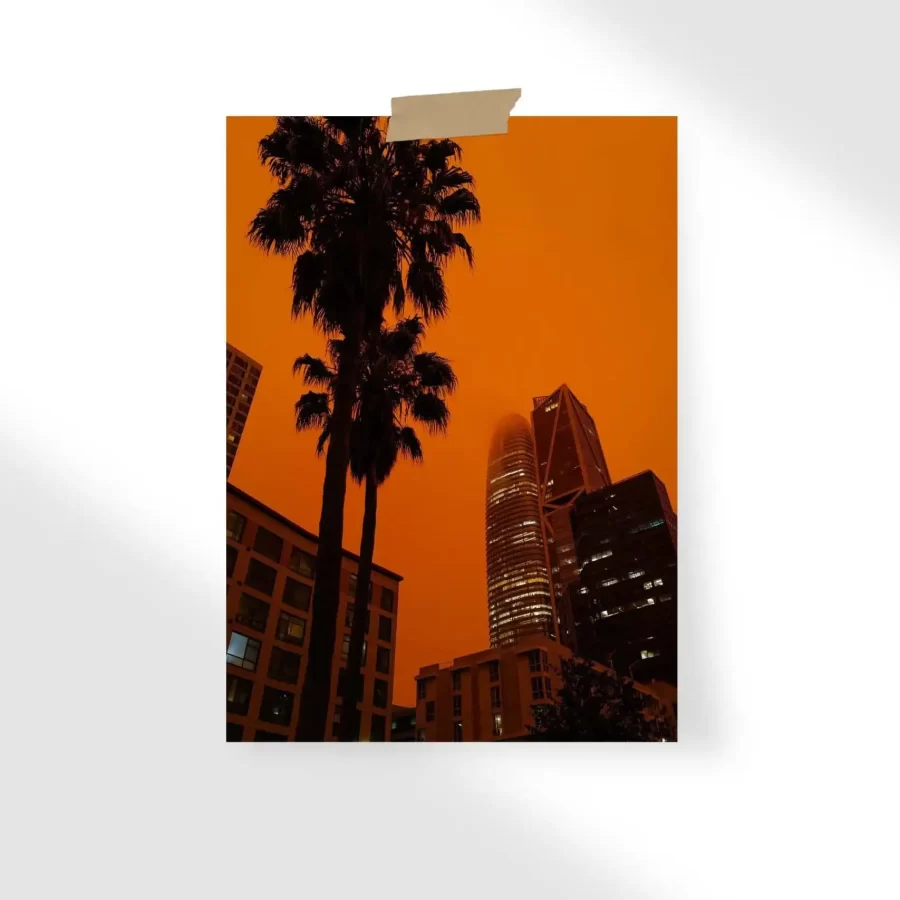 Orange Sky Poster