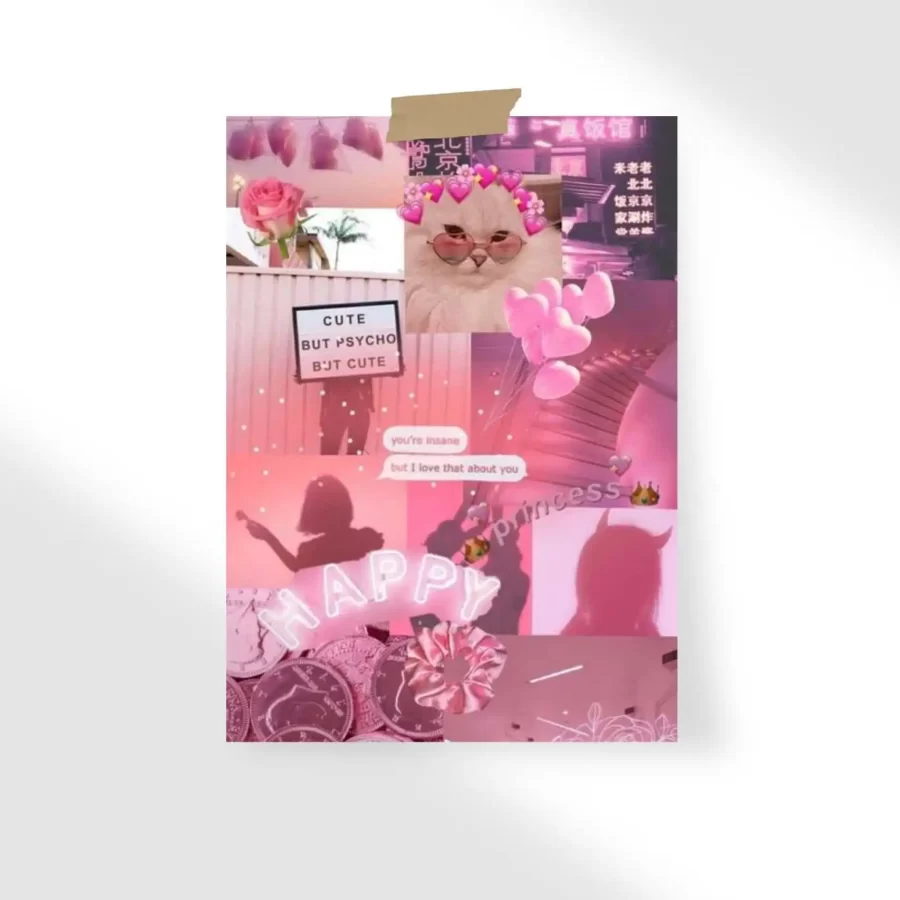 Pink Aesthetic Poster