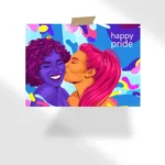 Happy Pride Background Design Poster