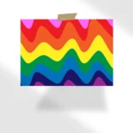 LGBT flag Pride Month symbol of gay Pride Poster