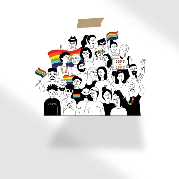 Pride Parade Love is Love Poster