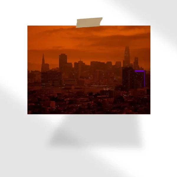 Orange Sky Poster