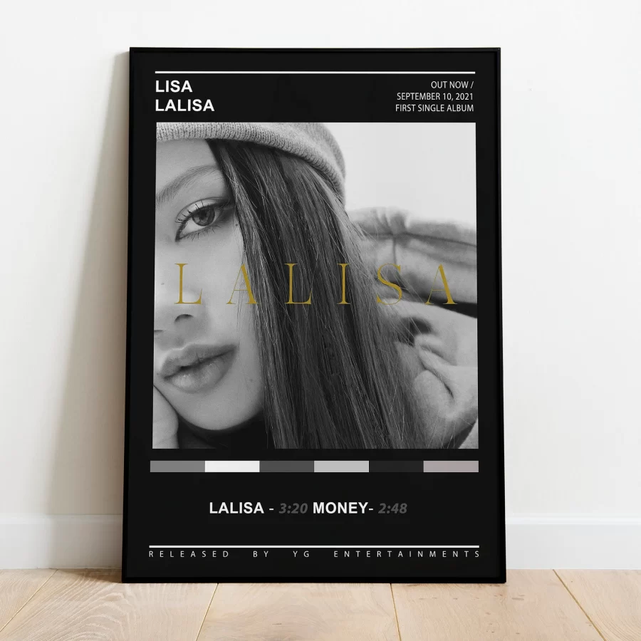 LISA - LALISA Album Cover Poster Room Decor Wall Music Decor Music Gifts