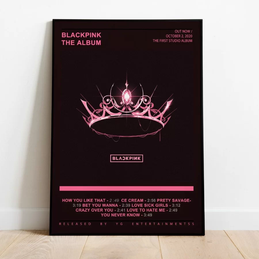 BLACKPINK - THE ALBUM Album Cover Poster Room Decor Wall Music Decor Music Gifts