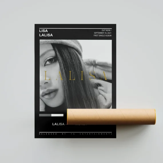 LISA - LALISA Album Cover Poster Room Decor Wall Music Decor Music Gifts
