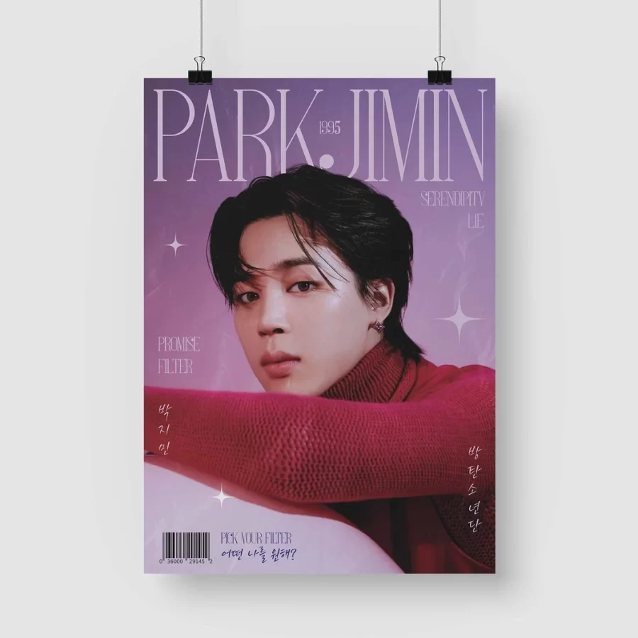 BTS Park Jimin Inspired Art Print