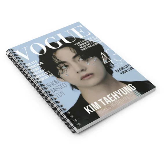 Kim Taehyung Notebook , Spiral Notebook - Bts Notebook