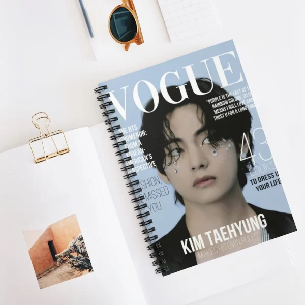 Kim Taehyung Notebook , Spiral Notebook - Bts Notebook