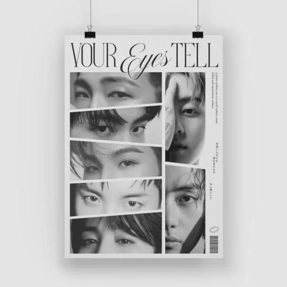 BTS Your Eyes Tell Inspired Art Print