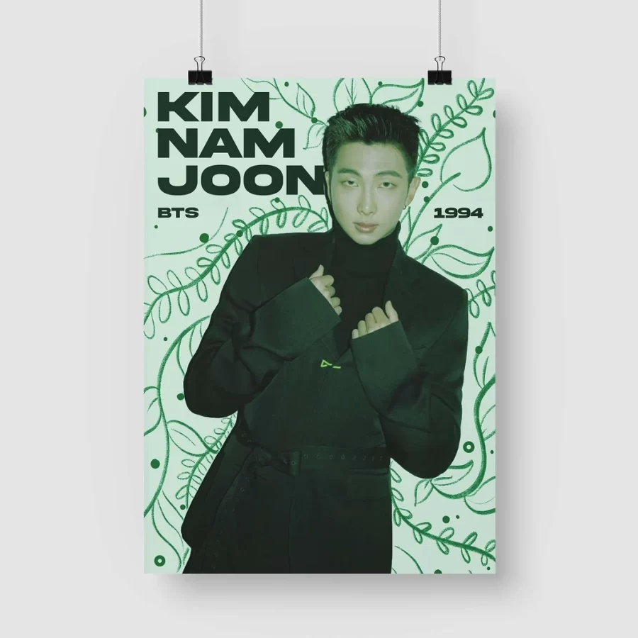 Kim Namjoon BTS Inspired Art Print