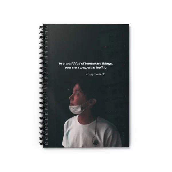 Jung Ho-seok, BTS, Spiral Notebook, Journal, J-HOPE, Jung Ho-seok, Hobi, Quote, BTS Fan, Writing Book, J-Hope Bias