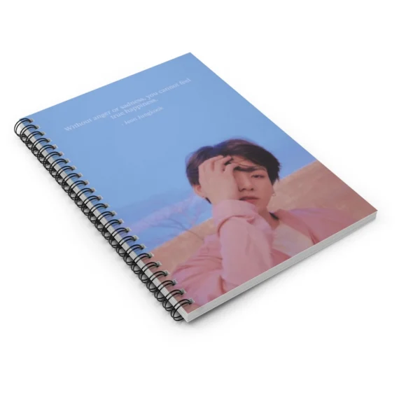 Jeon Jung-kook, BTS, Spiral Notebook, Journal, Jungkook, Kookie, Quote, BTS Fan, Writing Book, Jk Bias