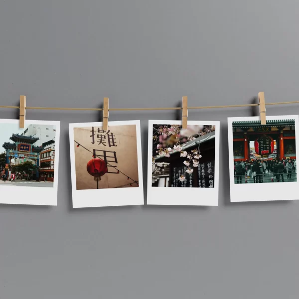 Japanese Aesthetic Polaroids Set of 12