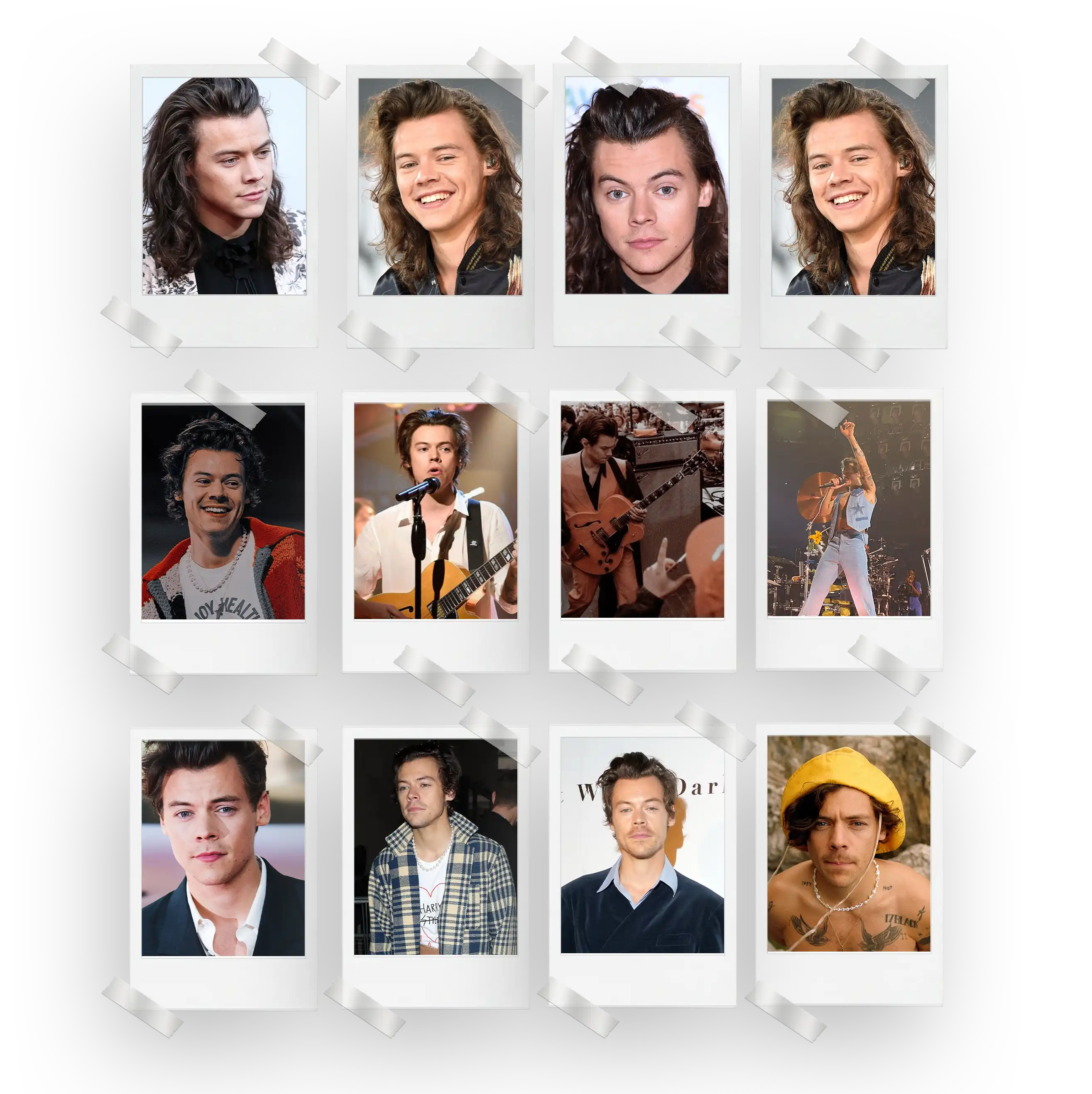 Harry Styles Polaroids Pack of 12 - PrintBlow - Vintage polaroids and ...