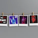 Anime Aesthetic Polaroids Set of 15