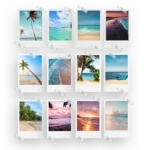 Beach Polaroids Set of 12