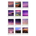 Lilac Skies Polaroids Set of 12