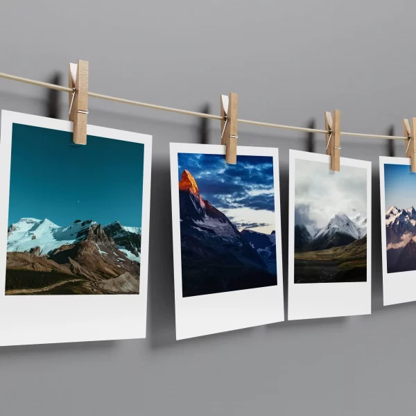 Mountains Polaroids Set of 12