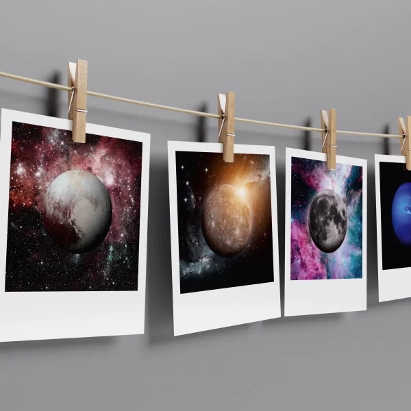 Solar System Polaroids Set of 12