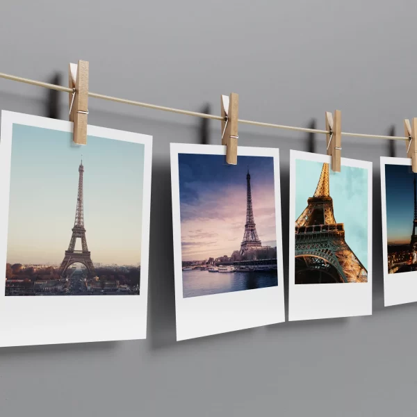 Eiffel Tower Prints Set of 12