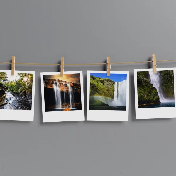 Waterfall Polaroids Set of 10