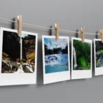 Waterfall Polaroids Set of 10