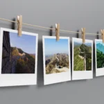 Great Wall of China Polaroids Set of 9