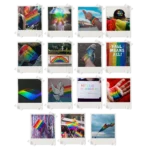 Pride Aesthetic Polaroids Set of 15