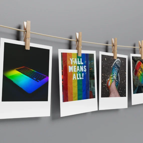 Pride Aesthetic Polaroids Set of 15