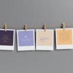 Aesthetic Quotes Polaroids Set of 15