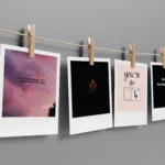 Aesthetic Quotes Polaroids Set of 12