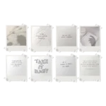 White Motivational Polaroids Set of 8