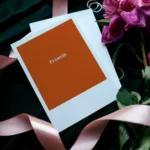 Pastel Orange Polaroids Set of 9