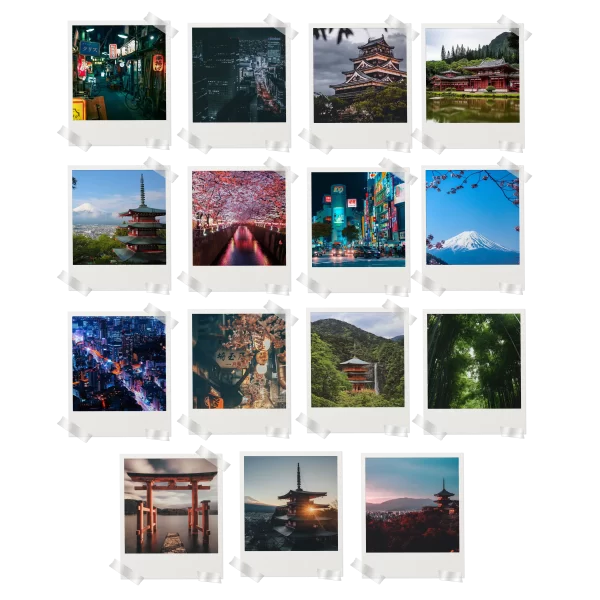 Japan Polaroids Set of 15