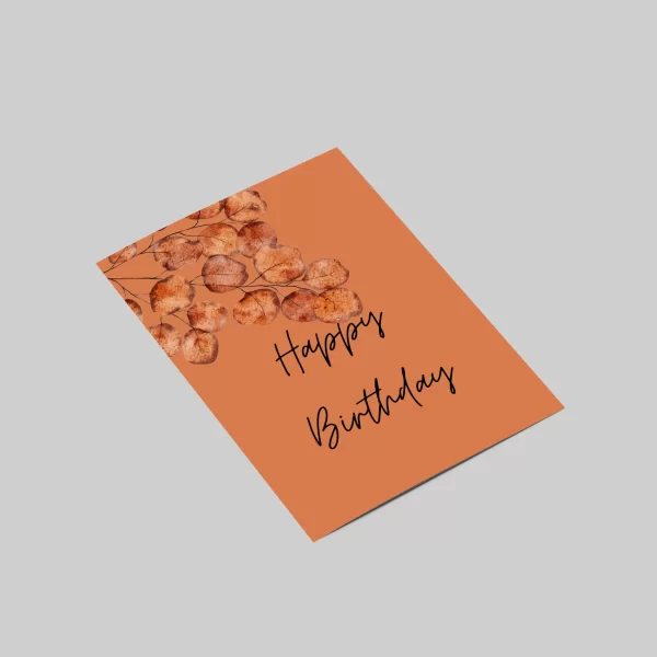 Happy Birthday Greeting Card