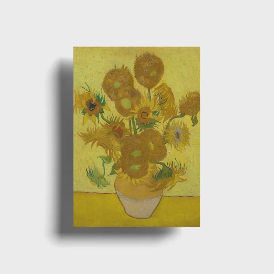 Postcards - Vincent Van Gogh Vase with Fifteen Sunflowers - Set of 9