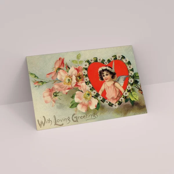 With Loving Greetings Postcard - Set of 9