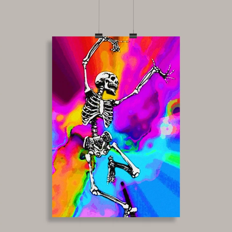 Psychedelic Trippy Aesthetic Wall Poster