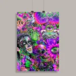 Psychedelic Trippy Aesthetic Wall Poster