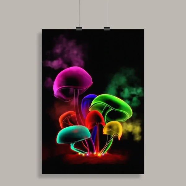 Psychedelic Trippy Aesthetic Wall Poster